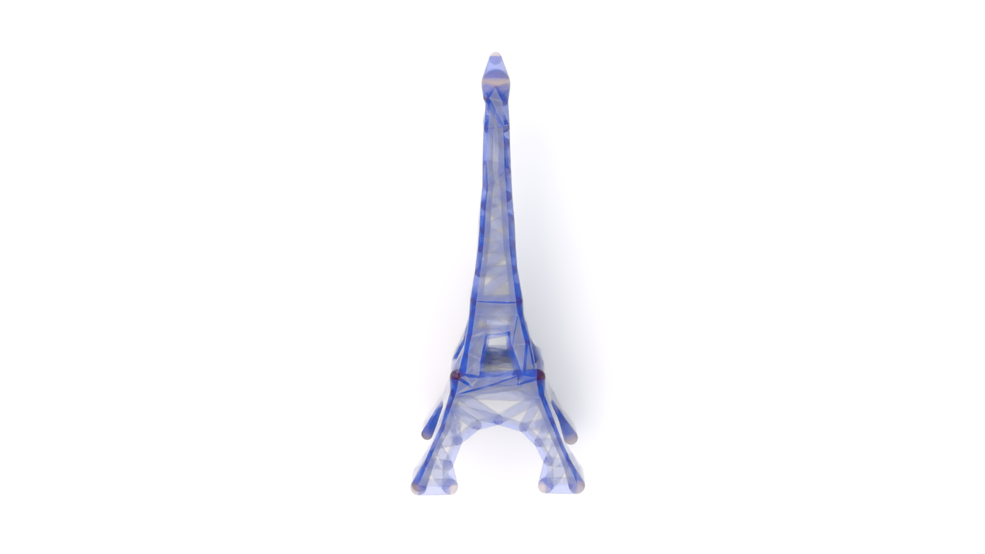 Medial mesh for an Eiffel Tower model
