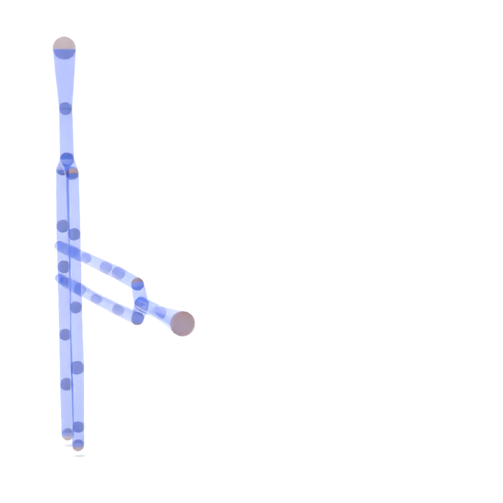 Medial mesh for a tuning fork